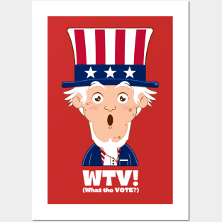 WTV! - What the Vote? Election 2024 Posters and Art